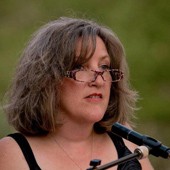 Lauren Baldwin, author of AROHO's theme poem, "Pull the Lever" 