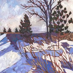 A Snowy Crossing by Catherine Martzloff